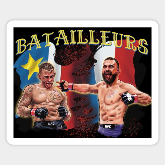 batailleurs Sticker by Paskalamak